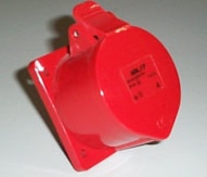 WCD inbouw 16A 5 polig IP44