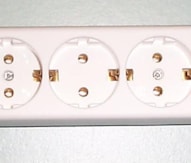 Tafelstopcontact los 3V Wit