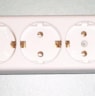 Tafelstopcontact los 3V Wit