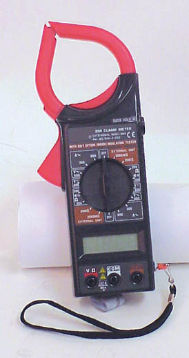 Digitale meter met Amperetang.
