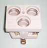 Zekeringhouder 3 voudig DII tbv DIN rail
