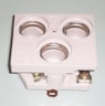 Zekeringhouder DIII 3voudig tbv DIN rail