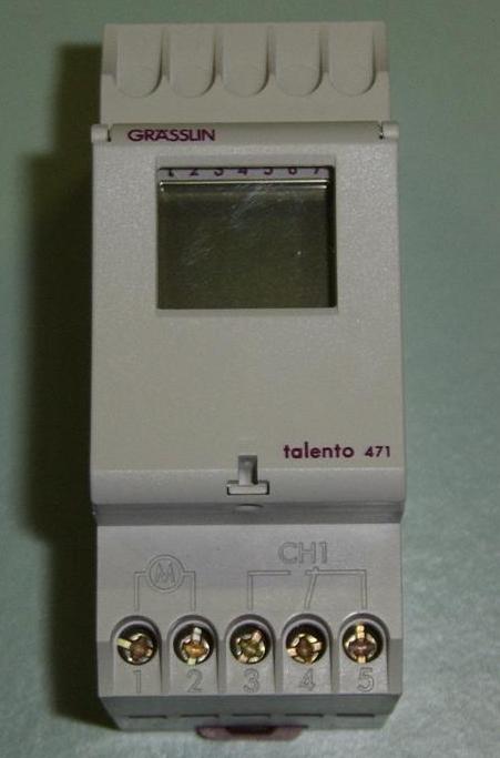 Tijdklok Digitaal Grasslin Talento 471