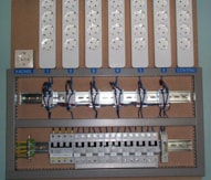 Schakelbord 20-24 voudig +kachel+continu