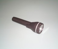 Zaklamp rubber groot