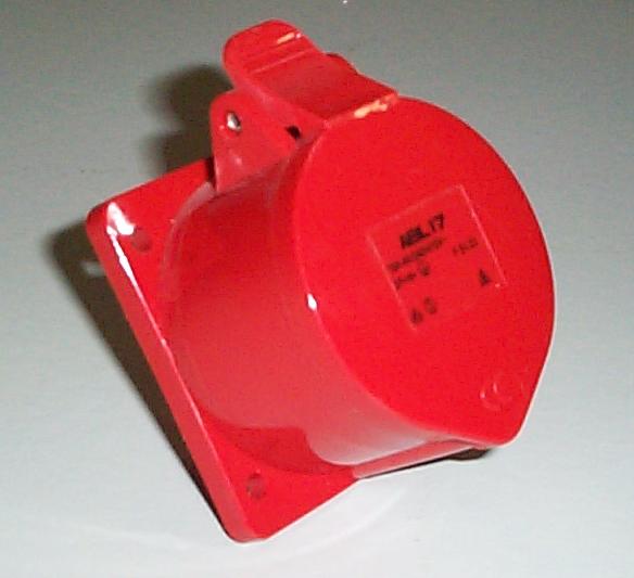 WCD inbouw 16A 4 polig IP44