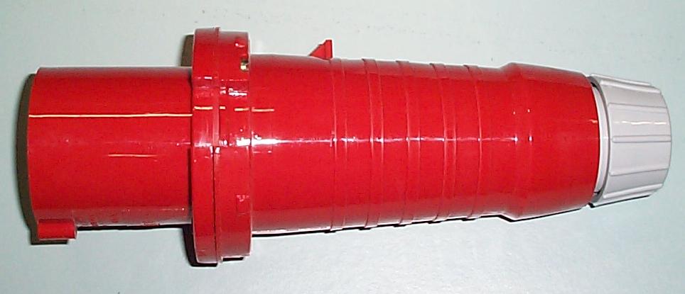 Stekker 63A 5 polig IP44.