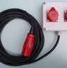 Verdeler 16A5p - 2x16A5p met 2,5m snoer
