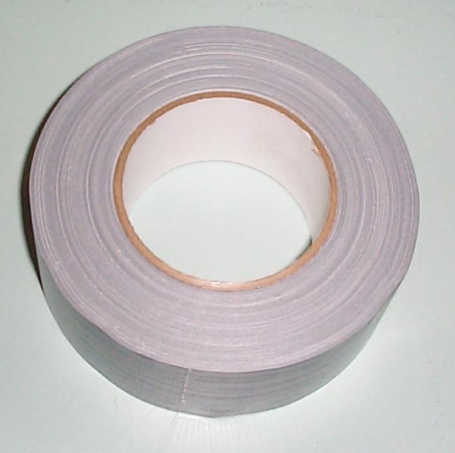 Versterkt tape grijs.