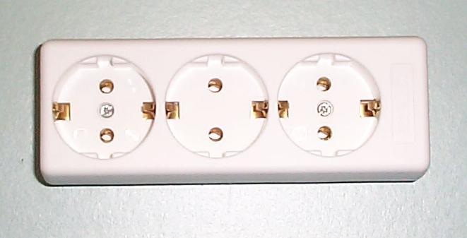 Tafelstopcontact los 3V Wit