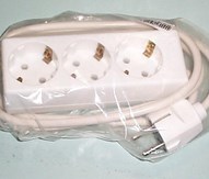Tafelstopcontact 3 Voudig met snoer 1,5m