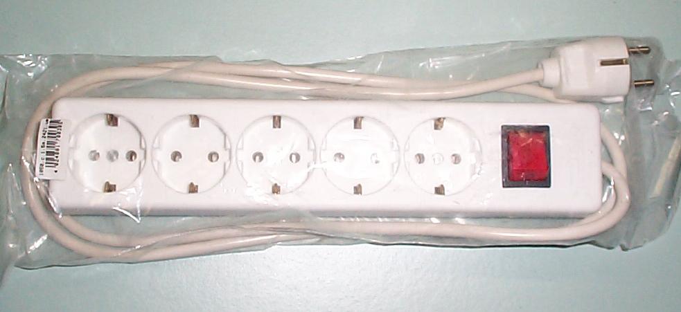 Tafelstopcontact 5V, Schakelaar, 1,5m Sn