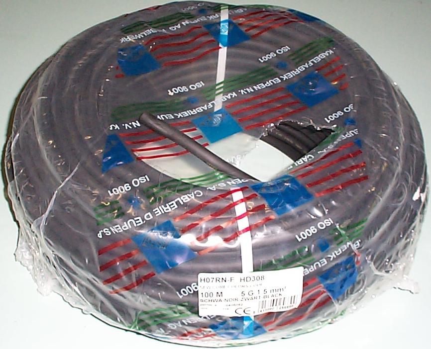 Flexibele kabel voor buiten (Neopreen)