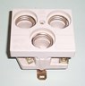 Zekeringhouder 3 voudig DII tbv DIN rail