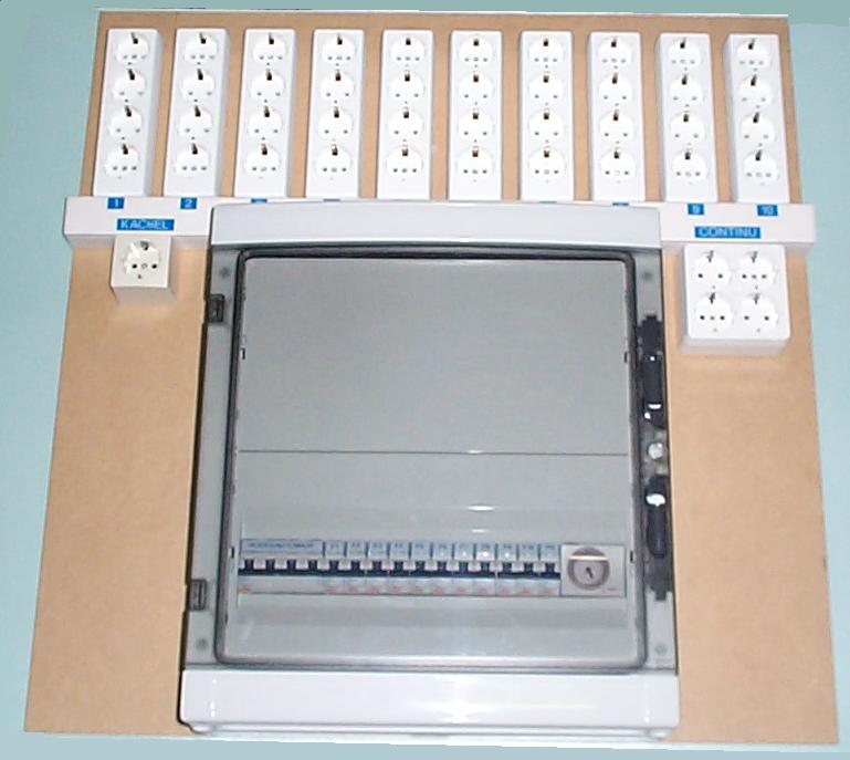 Klokkast 28-40 Voudig + kachel + continu