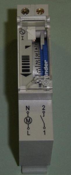 Tijdklok Analoog 17,5mm Finder / Paladin