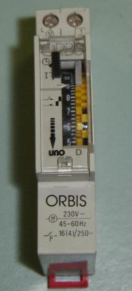 Tijdklok Analoog 17,5mm Orbis