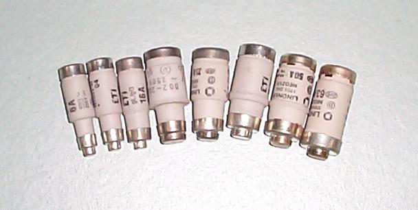 Zekeringen D01/D02/D03