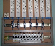 Schakelbord 20-24 voudig +kachel+continu