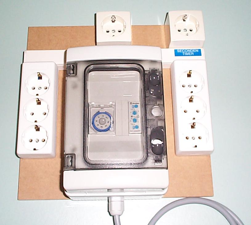 Klokkast 6V + Secondentimer PP + kachel