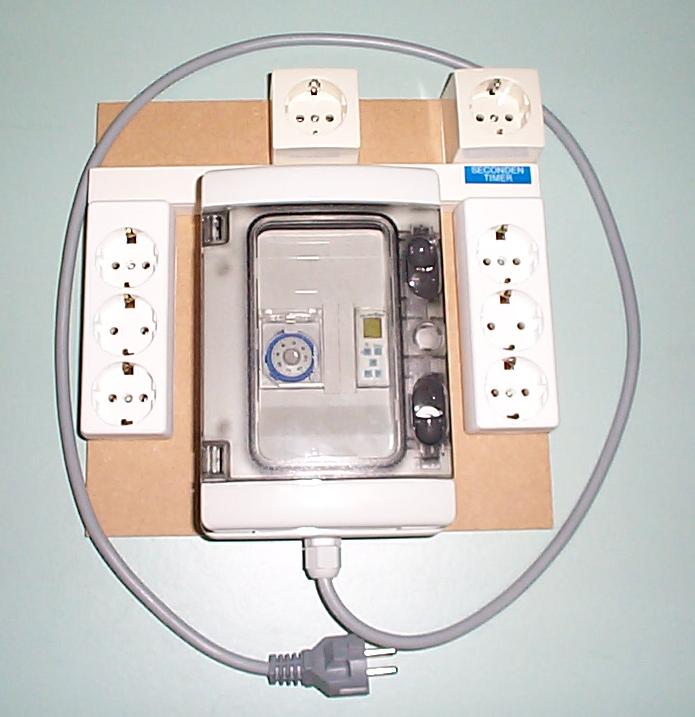 Klokkast 6V + secondentimer DS + kachel