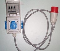 Verdeler 16A 5 polig - 3 x 220V C16
