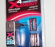 Oplaadbare batterijen met lader. 