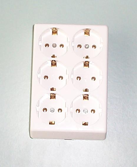 Tafelstopcontact 6V Wit